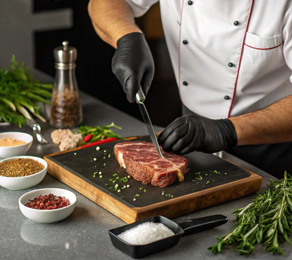 "Preparing your steak like a pro means choosing the right cut, seasoning it generously, and letting it come to room temperature before grilling. This step is crucial for enhancing flavor and ensuring an even cook. Whether you’re using simple salt and pepper or adding a custom dry rub, these prep tips are the foundation for a delicious steak."